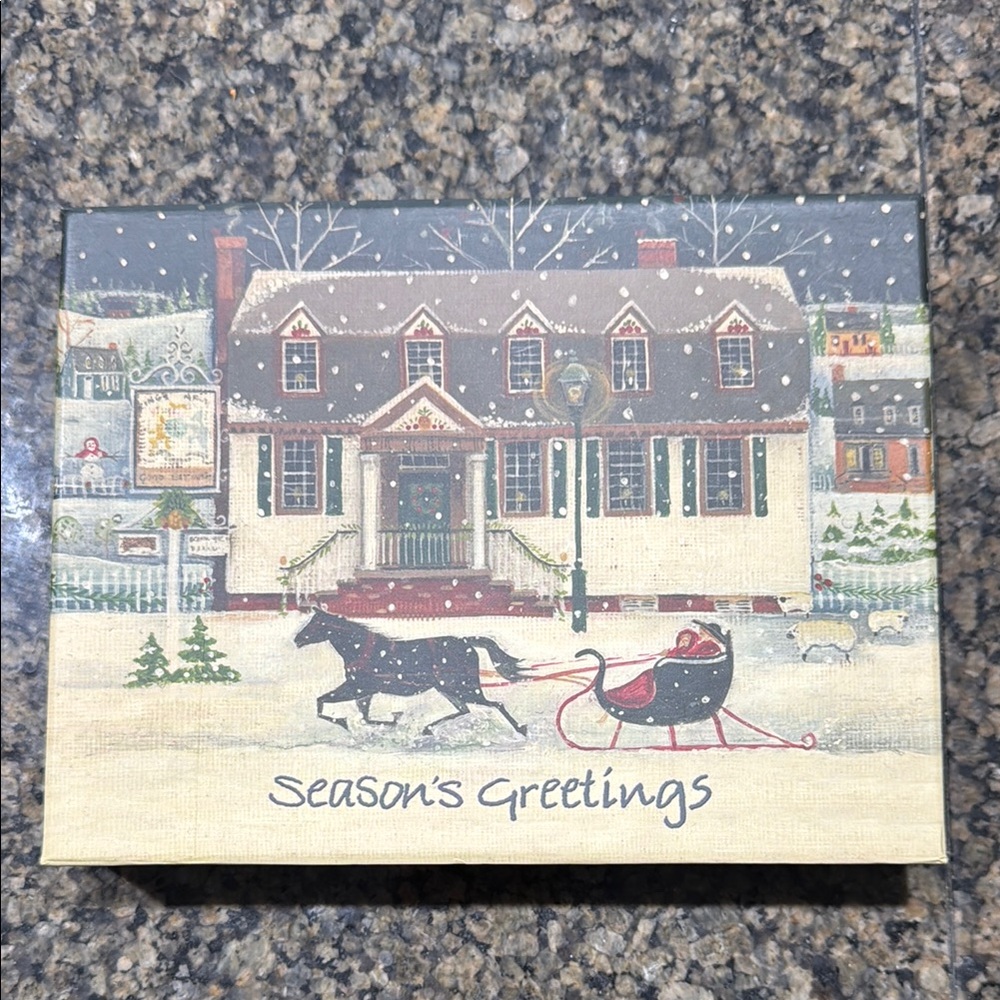 Colonial Williamsburg Season's Greetings Holiday Cards with Recipe